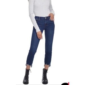 Frame Jeans Le High Straight Distressed Blue‎ Ankle Blogger Fav Women's Size 26